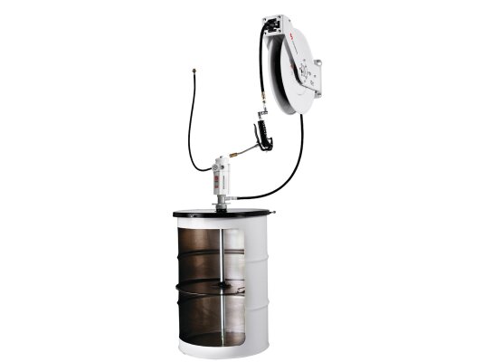 Kit Pumpmaster 3+3 con bomba para tambores de 185 kg con bobina Samoa art. 453603