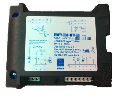 Controlador de quemador Brahma TGRD63, art: 18047002