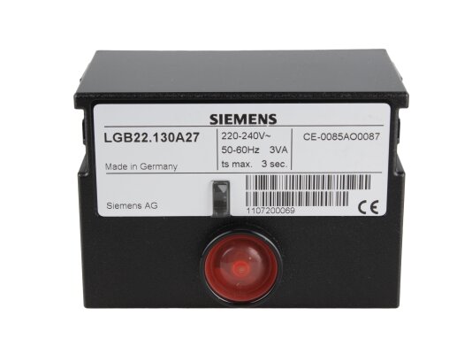 Sistema de control de quemador Siemens LGB22.130A27