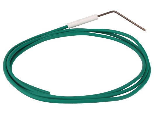 Electrodo de encendido Ecoflam de 119,7 mm con cable flexible, art: 65312199.