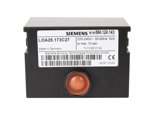 Sistema de control de quemador Siemens LOA25.173C27