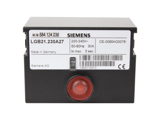 Sistema de control de quemador Siemens LGB21.230A27