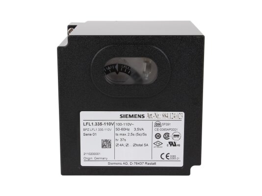 Siemens LFL1.335 110V quemador de stock