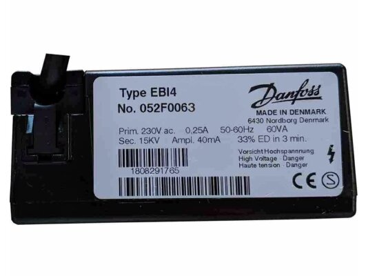 Transformador de encendido Danfoss EBI4 052F0063
