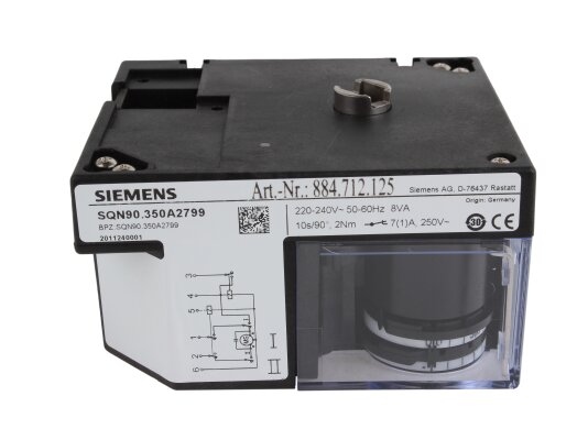 Siemens SQN90.350A2799 Servo Motor