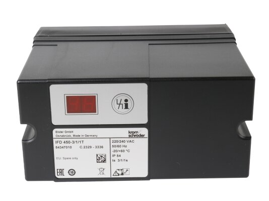 Controlador de quemador Kromschroder IFD 450-3/1/1T, art: 84347010.