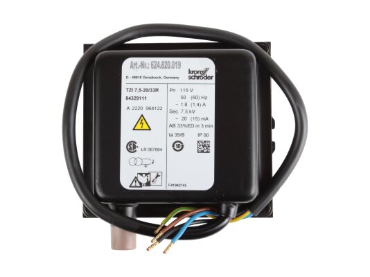 Transformador de encendido Kromschroder TZI 7.5-20/33R, art: 84329111.