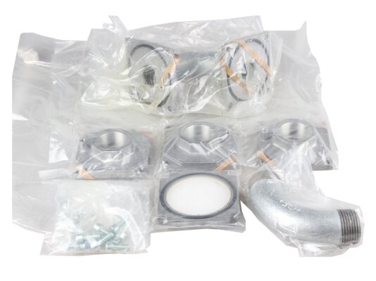 Kit de bridas de válvula de gas Krom Schroder Rp 1"