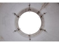 Tubo de quemador para quemadores de gas Ø170 x 415 mm, completo
