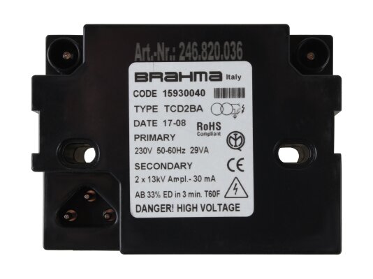Transformador de encendido Brahma TCD2BA 15930040