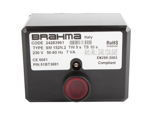 Brahma SM152N.2 5 10 0.5 23 Caldera de combustión superior, art: 24283961