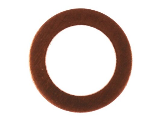 Junta de cobre Weishaupt 6 x 10 x 1 mm, art: 440017.