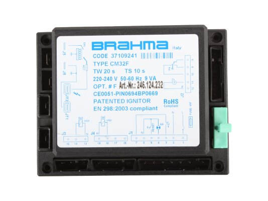 Brahma CM32F Controlador de quemador, 37109241