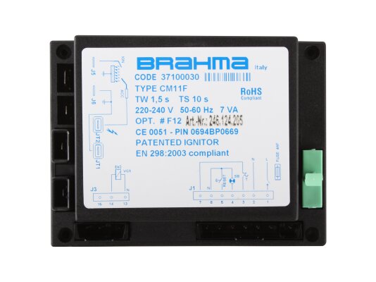 Brahma CM11F Controlador de quemador, 37100030