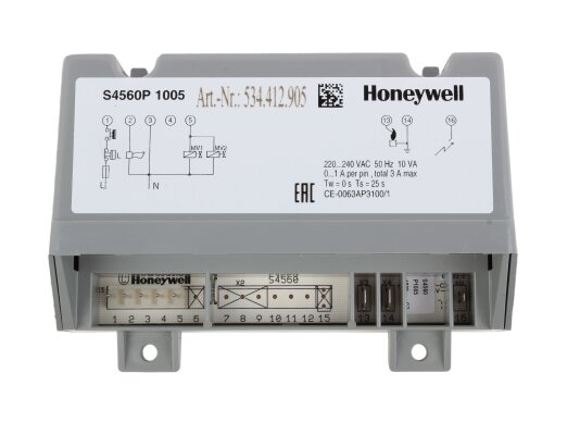 Honeywell S4560P 1005 Combustion Manager