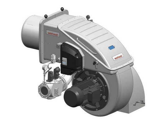 Quemador Weishaupt WKmono-G 80/2-A, versión ZM-VSF DN125, art.: 28782437.